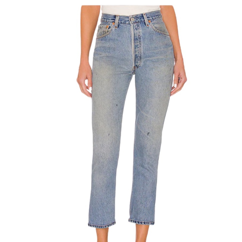 NWT Re/Done Levi’s High rise ankle crop jeans
